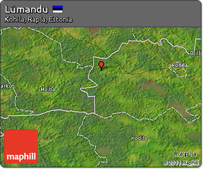 Satellite 3D Map of Lümandu