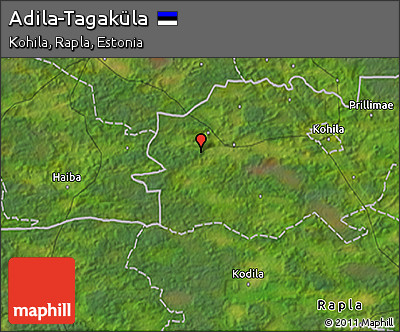 Satellite 3D Map of Adila-Tagaküla
