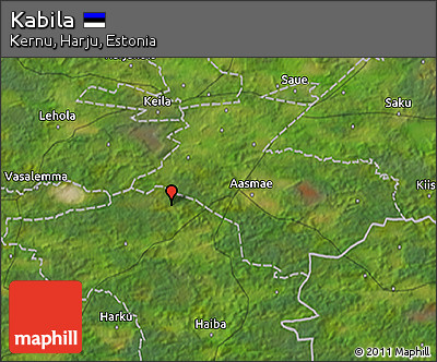 Satellite 3D Map of Kabila