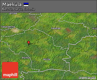 Satellite 3D Map of Mäeküla