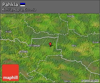 Satellite 3D Map of Pahkla