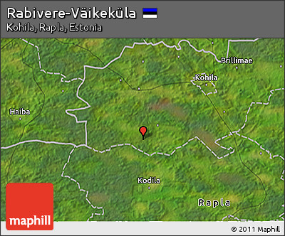 Satellite 3D Map of Rabivere-Väikeküla