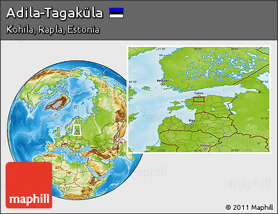 Physical Location Map of Adila-Tagaküla