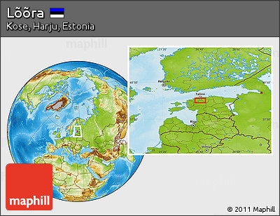 Physical Location Map of Lõõra
