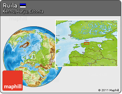 Physical Location Map of Ruila