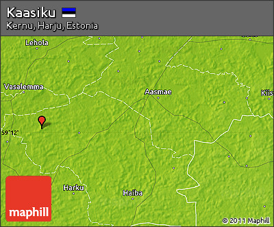 Physical Map of Kaasiku
