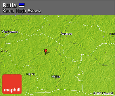 Physical Map of Ruila