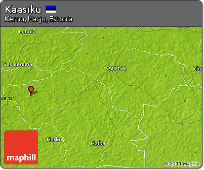 Physical Map of Kaasiku