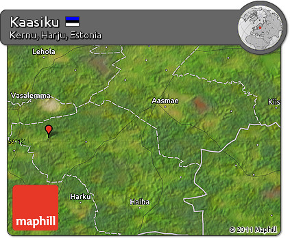 Satellite Map of Kaasiku