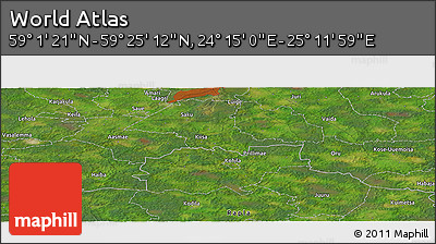 Satellite Panoramic Map of the Area around 59° 13' 17" N, 24° 43' 30" E