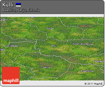 Satellite Panoramic Map of Kulli