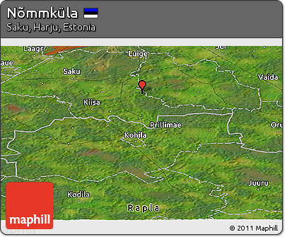 Satellite Panoramic Map of Nõmmküla