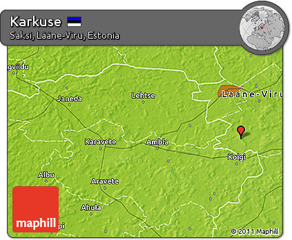 Physical 3D Map of Karkuse
