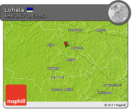 Physical 3D Map of Lohala