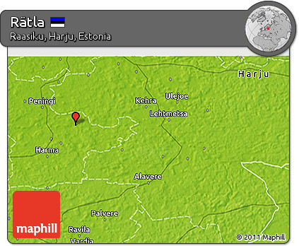 Physical 3D Map of Rätla