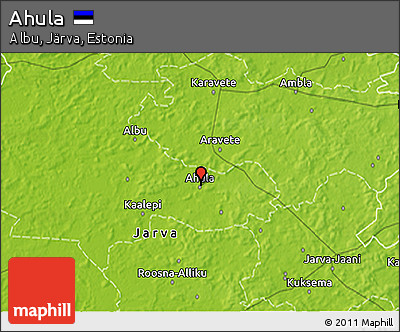 Physical 3D Map of Ahula