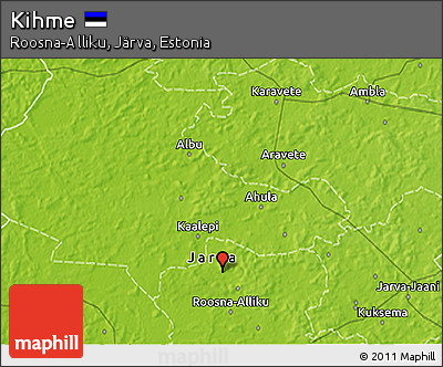 Physical 3D Map of Kihme