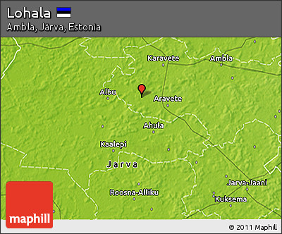 Physical 3D Map of Lohala