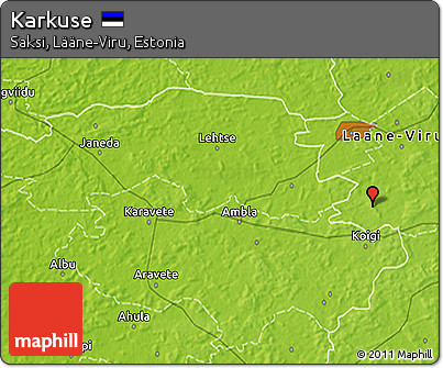 Physical 3D Map of Karkuse