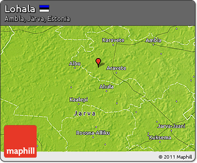 Physical 3D Map of Lohala