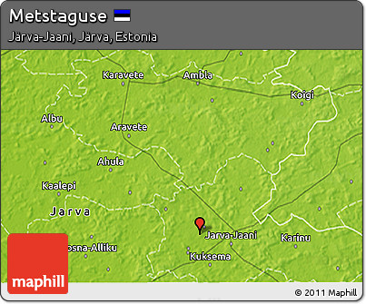 Physical 3D Map of Metstaguse