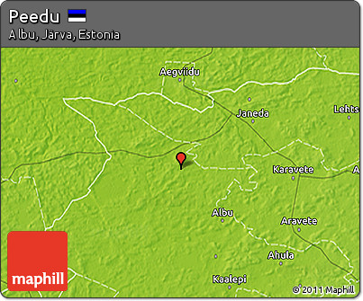 Physical 3D Map of Peedu