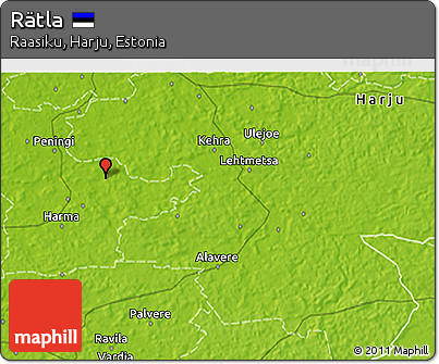Physical 3D Map of Rätla