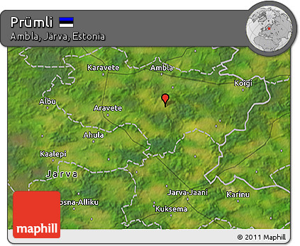 Satellite 3D Map of Prümli