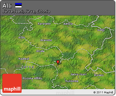 Satellite 3D Map of Älli