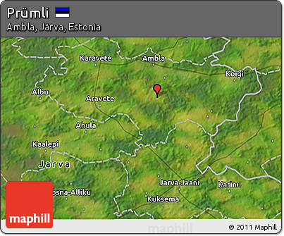 Satellite 3D Map of Prümli