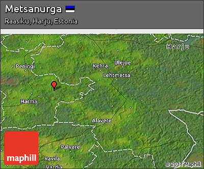 Satellite 3D Map of Metsanurga
