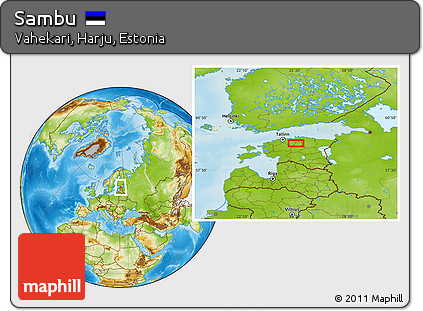 Physical Location Map of Sambu