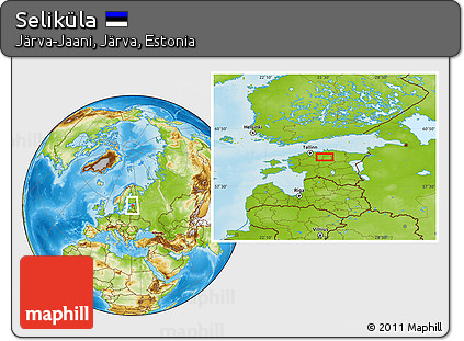 Physical Location Map of Seliküla