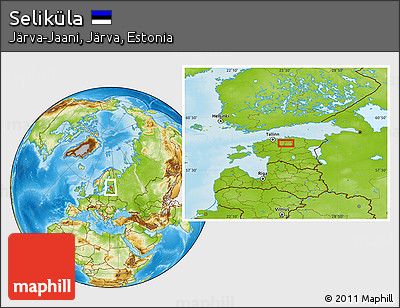 Physical Location Map of Seliküla
