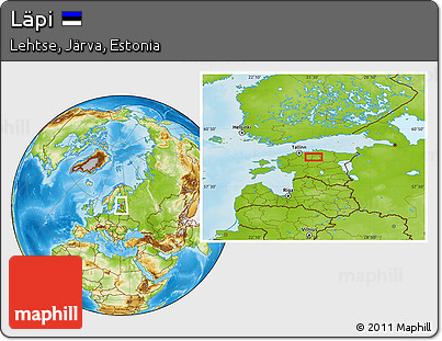 Physical Location Map of Läpi