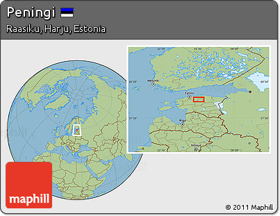 Savanna Style Location Map of Peningi