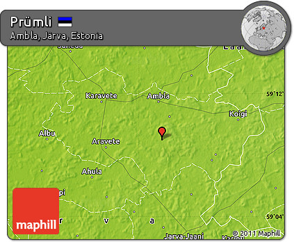 Physical Map of Prümli