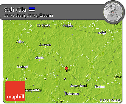 Physical Map of Seliküla