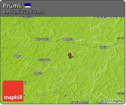 Physical Map of Prümli