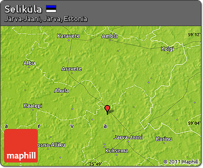 Physical Map of Seliküla
