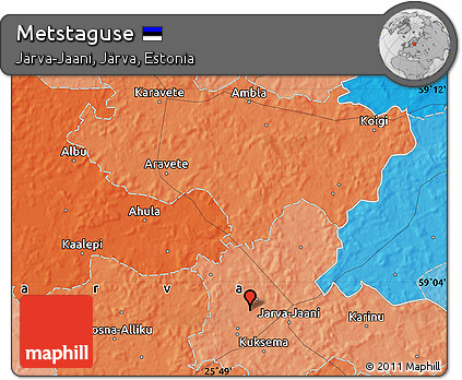 Political Map of Metstaguse