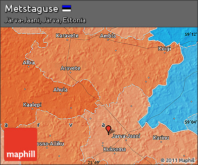 Political Map of Metstaguse