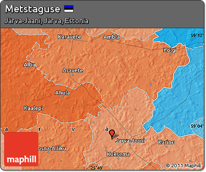 Political Map of Metstaguse