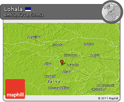 Physical Panoramic Map of Lohala