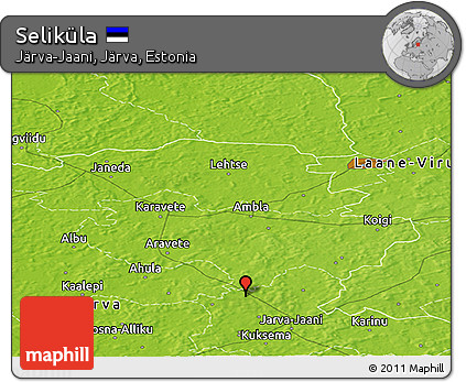 Physical Panoramic Map of Seliküla