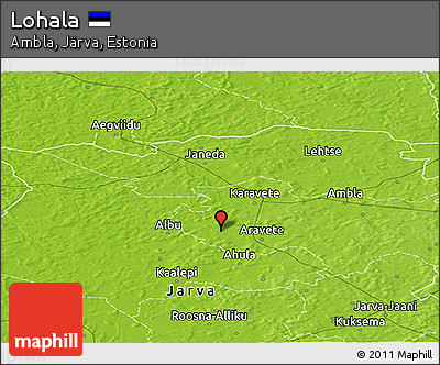 Physical Panoramic Map of Lohala