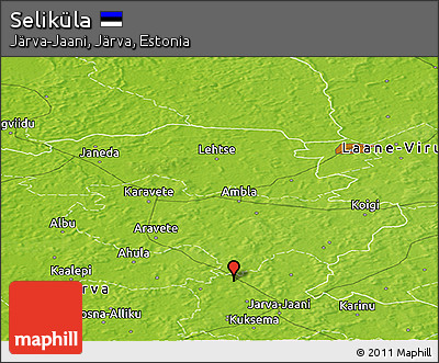 Physical Panoramic Map of Seliküla