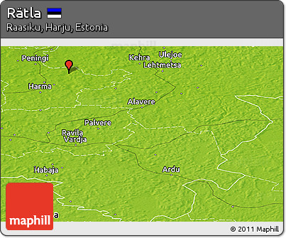 Physical Panoramic Map of Rätla