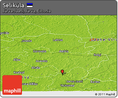 Physical Panoramic Map of Seliküla