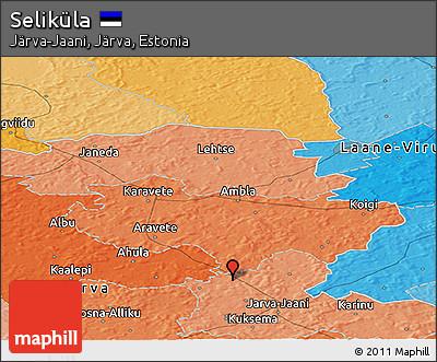 Political Panoramic Map of Seliküla